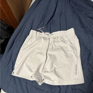 Travis Mathew Men’s Light Gray Athletic Shorts